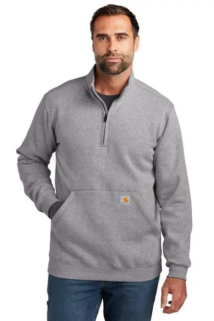 Carhartt 105294 Midweight Quarter-Zip Mock Neck Pullover