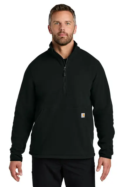 Carhartt 106417 Textured Half-Zip Fleece Jacket 1