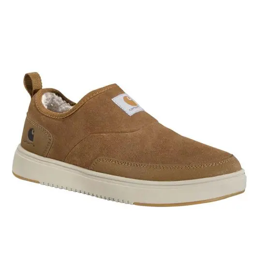 Carhartt Mens Detroit Lined Slip On Brown Suede 1