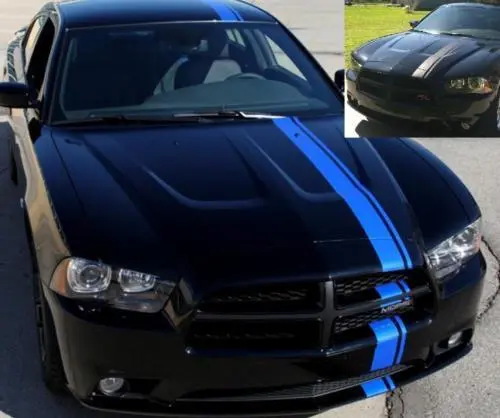 Dodge Charger 6" Offset Racing Stripe Kit 4
