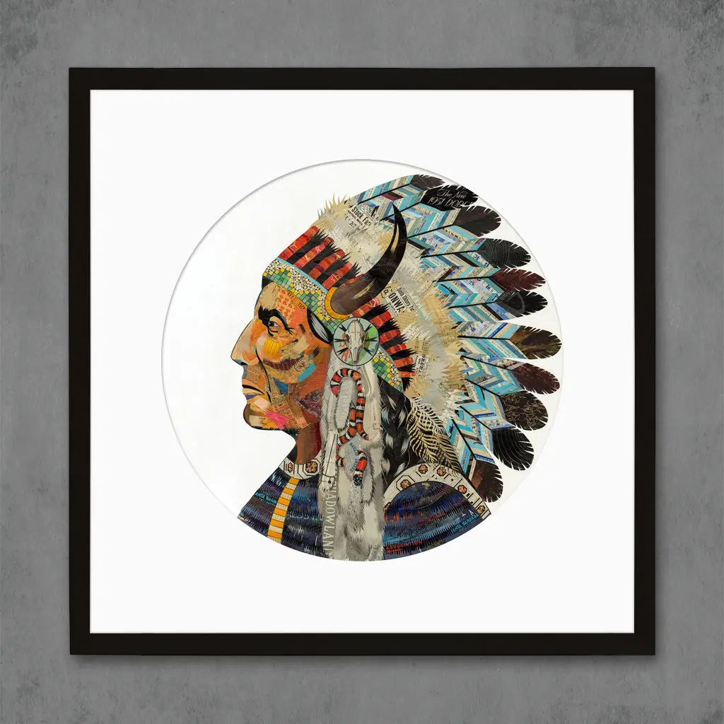 Wisdom And Courage (Chief) Limited Edition Paper Print 3