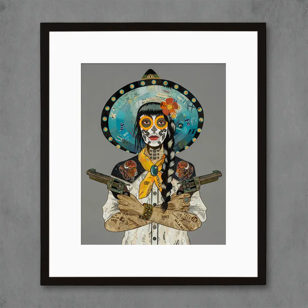 Cowgirl (Bison) Limited Edition Paper Print 7