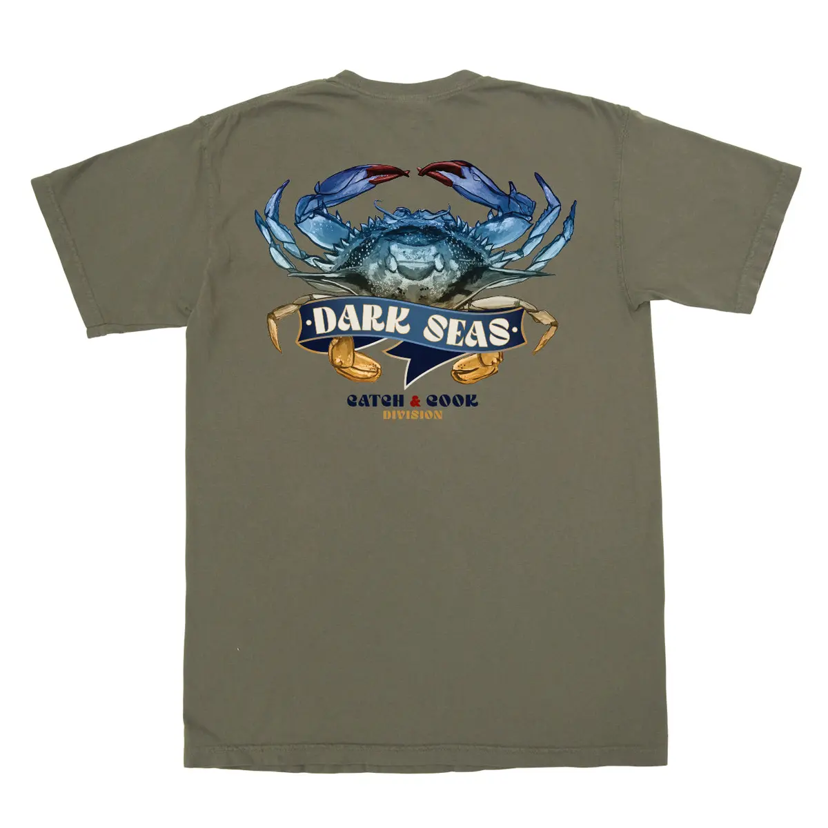 Dark Seas Catch & Cook Pigment T-Shirt 1