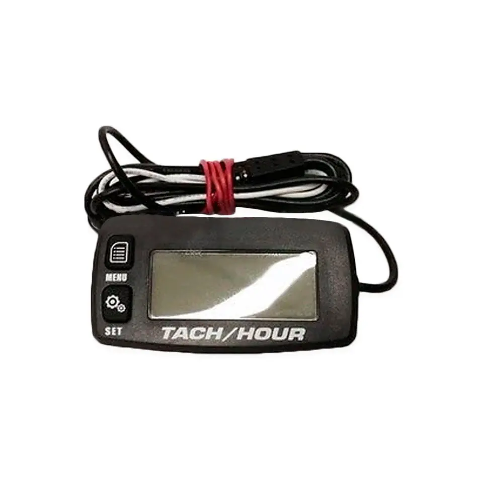 Digital Tachometer Hour Meter W/ Max Rpm Recall 2/4 Stroke Waterproof 1