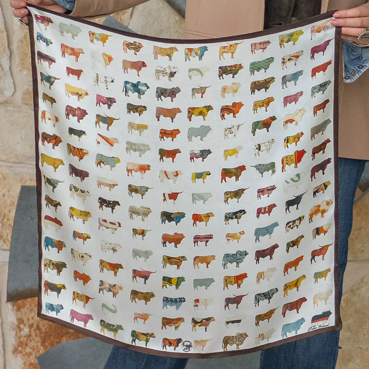 Big Pasture Silk Scarf 1