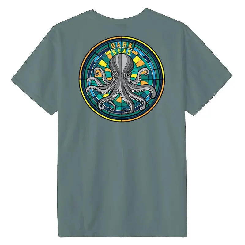 Dark Seas Octo-Glass Printed Crew Neck T-Shirt