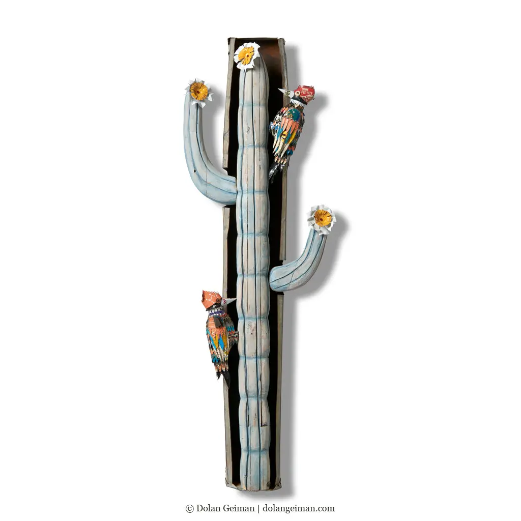 Desert Totem, I Original Metal Wall Sculpture 1