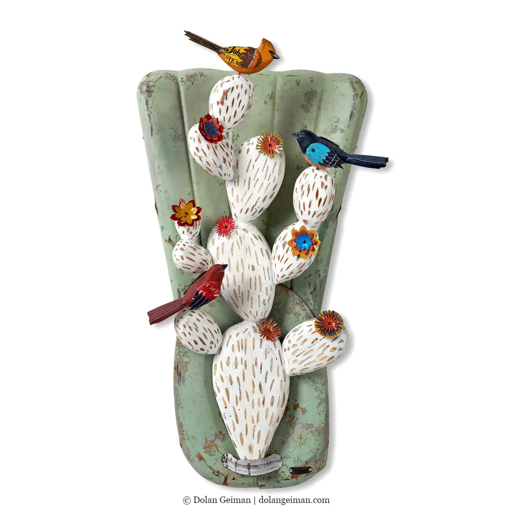 Desert Totem, Ii Original Metal Wall Sculpture 1