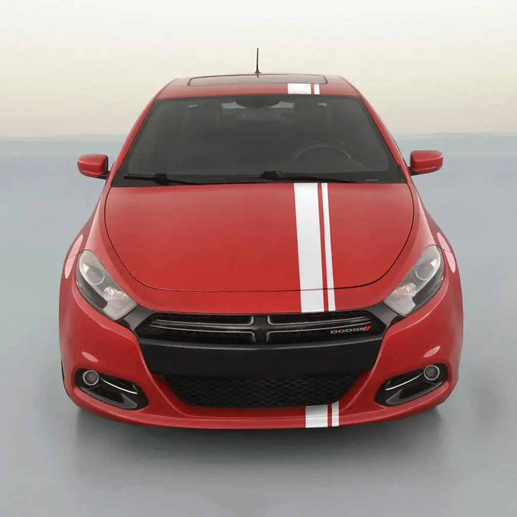 Dodge Dart 6" Offset Racing Stripe Kit 1