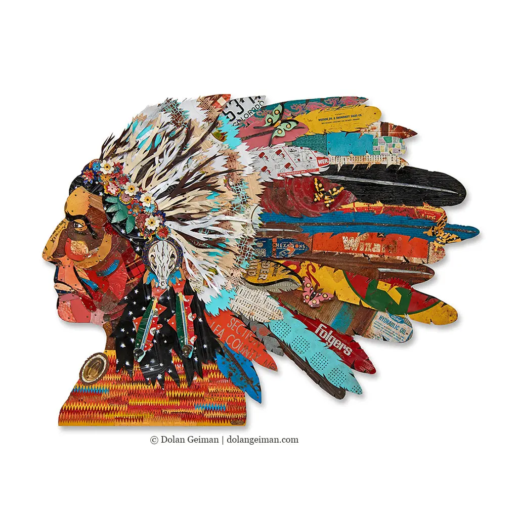 Dream Talker Original Metal Wall Sculpture 1
