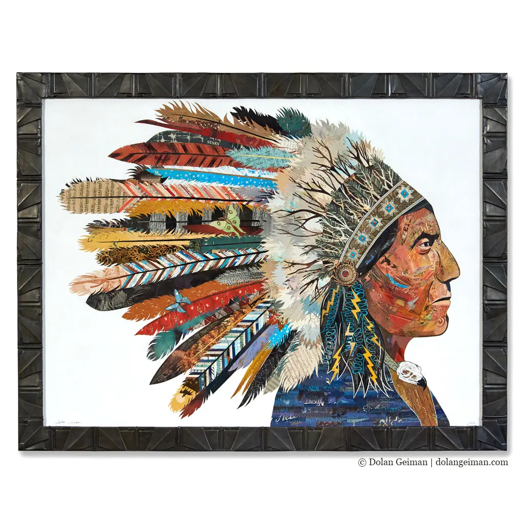 Dream Talker Original Paper Collage 1