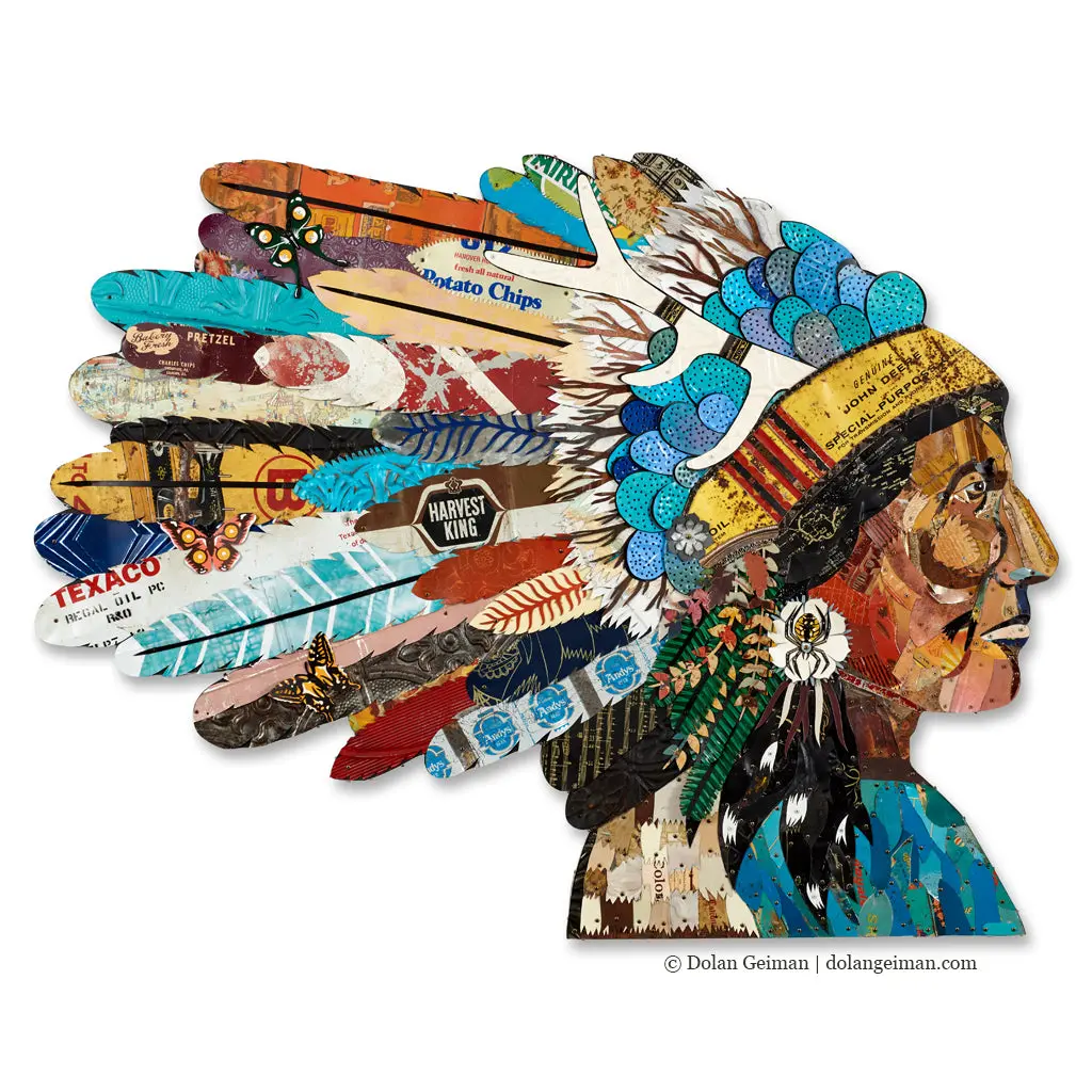 Dream Talker (Cactus) Original Metal Wall Sculpture 1