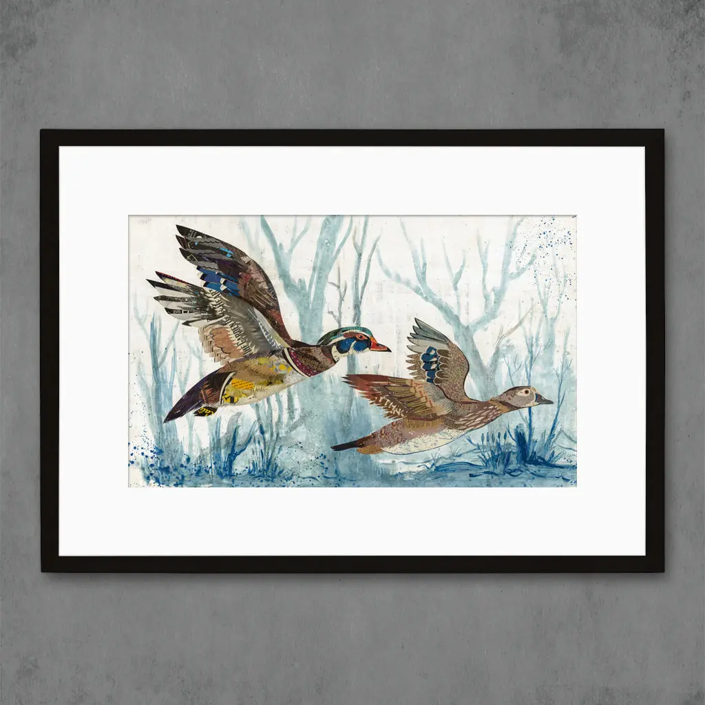 Wood Ducks Limited Edition Paper Print 5