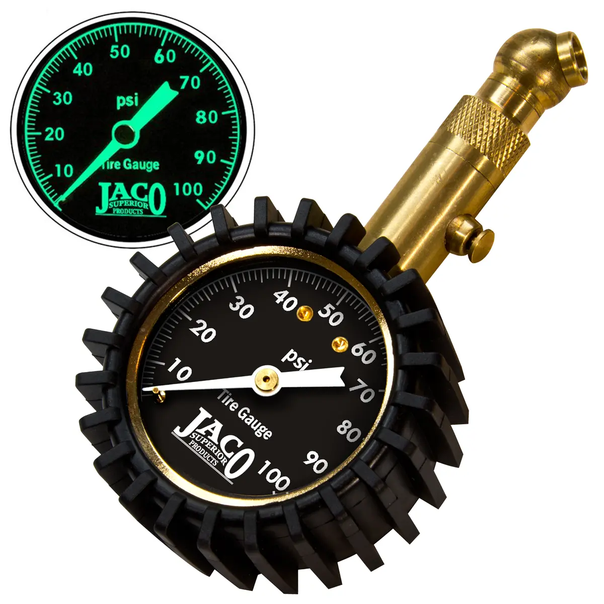 Elite® Tire Pressure Gauge - 100 Psi 1
