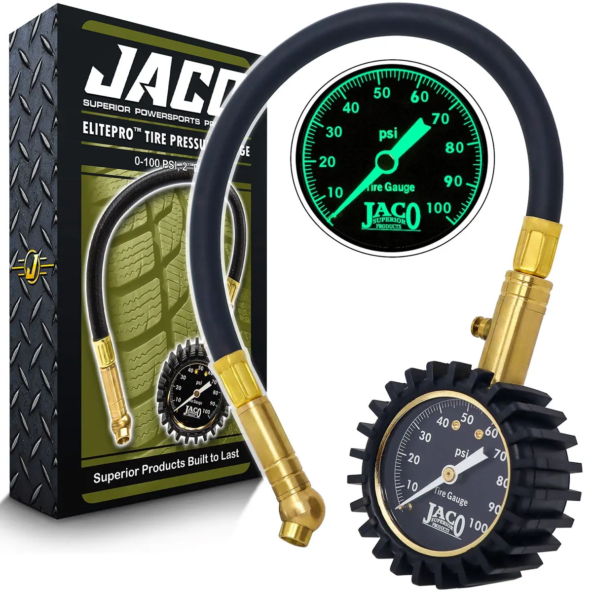 Elitepro™ Tire Pressure Gauge - 100 Psi 1
