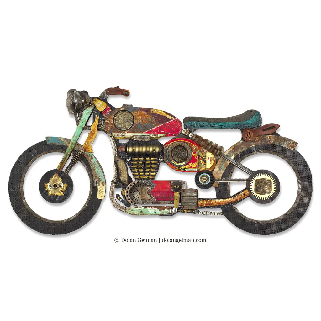 Special Order Easy Rider Original Metal Wall Sculpture 1