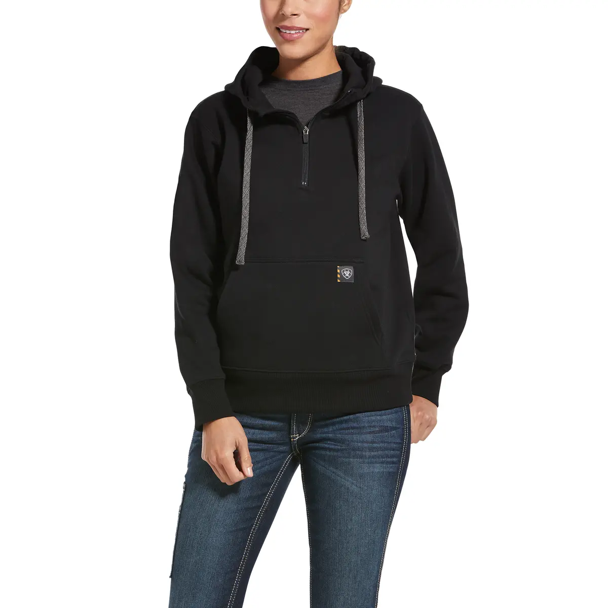 Ariat- Women's Rebar Skill Set 1/2 Zip Hoodie 1