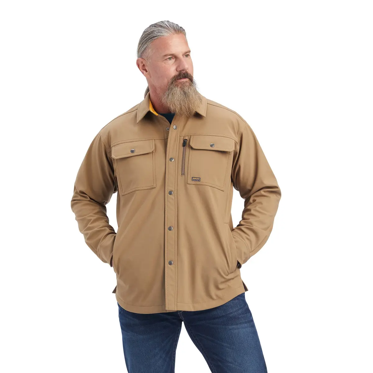 Ariat - Men's Rebar Durastretch Utility Softshell Shirt Jacket 1