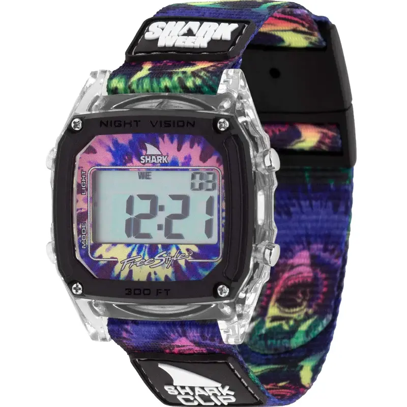 Freestyle - Shark Classic Clip Shark Week Tie Dye Megalodon 1