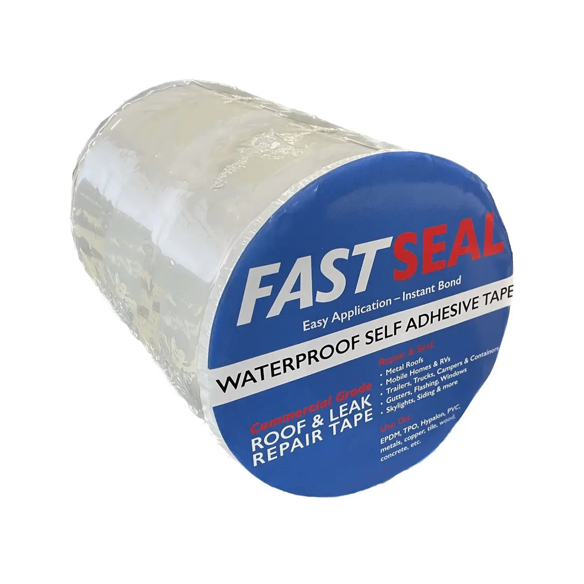 Fastseal Waterproof Roof Leak Repair Tape - White 12" 1