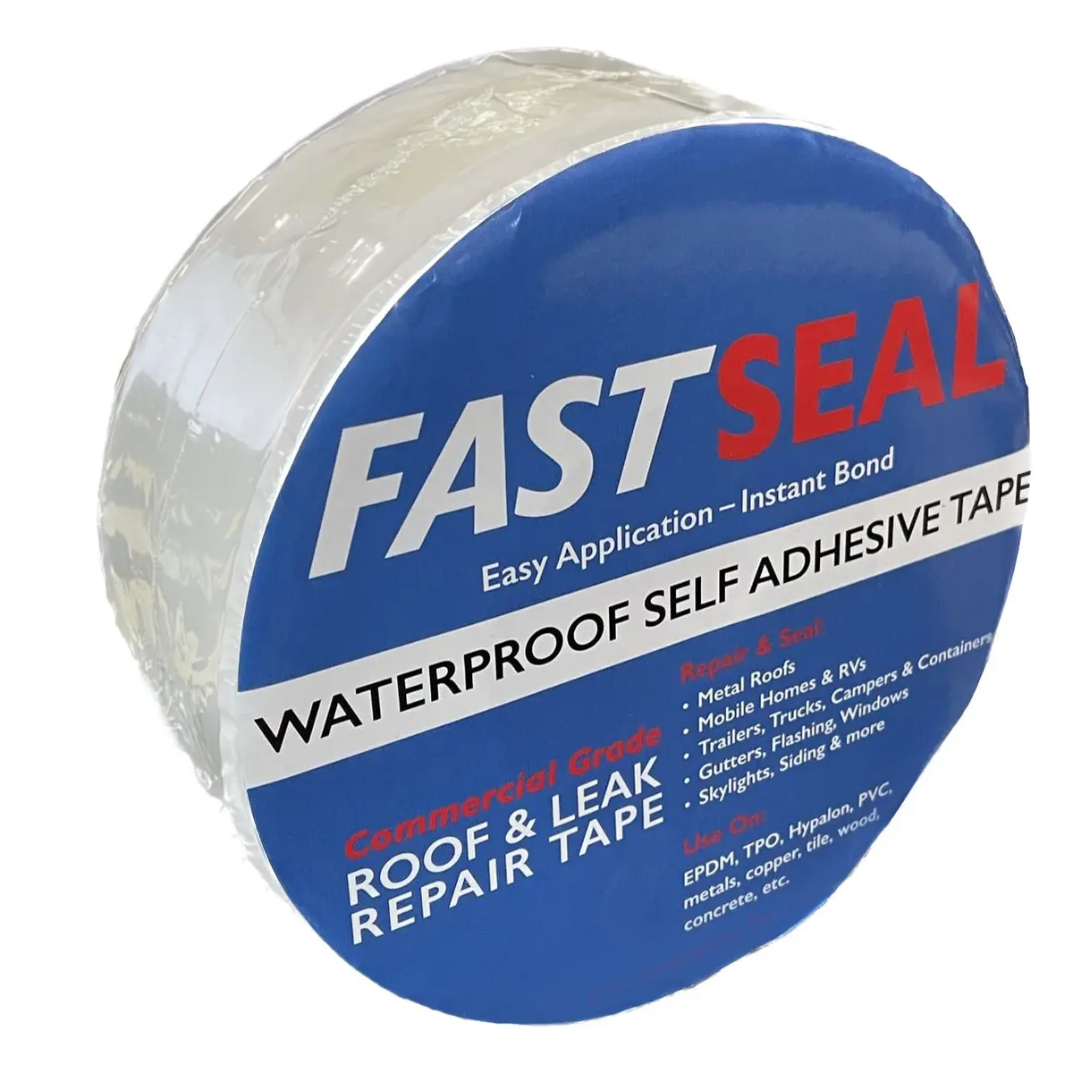 Fastseal Waterproof Roof Leak Repair Tape - White 2" 1
