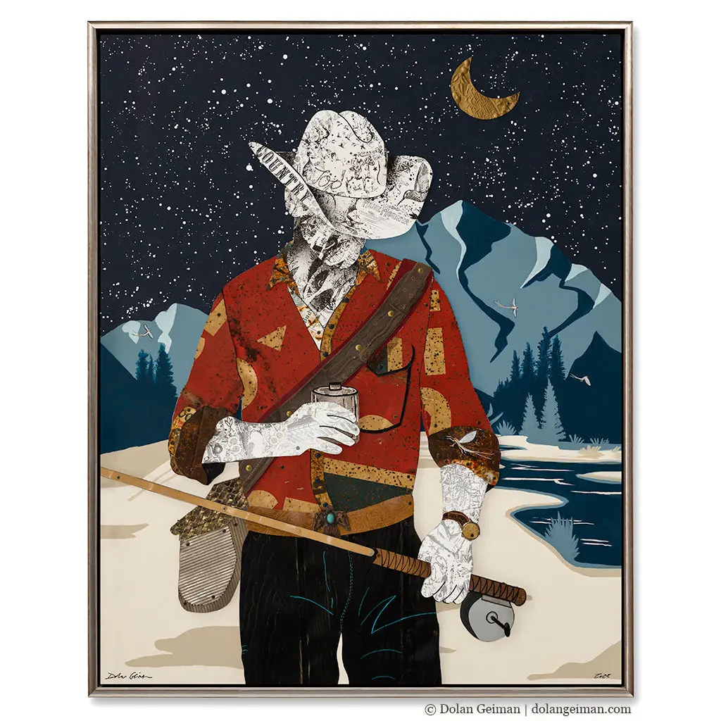 Fly And Flask Canvas Print With Float Frame 1