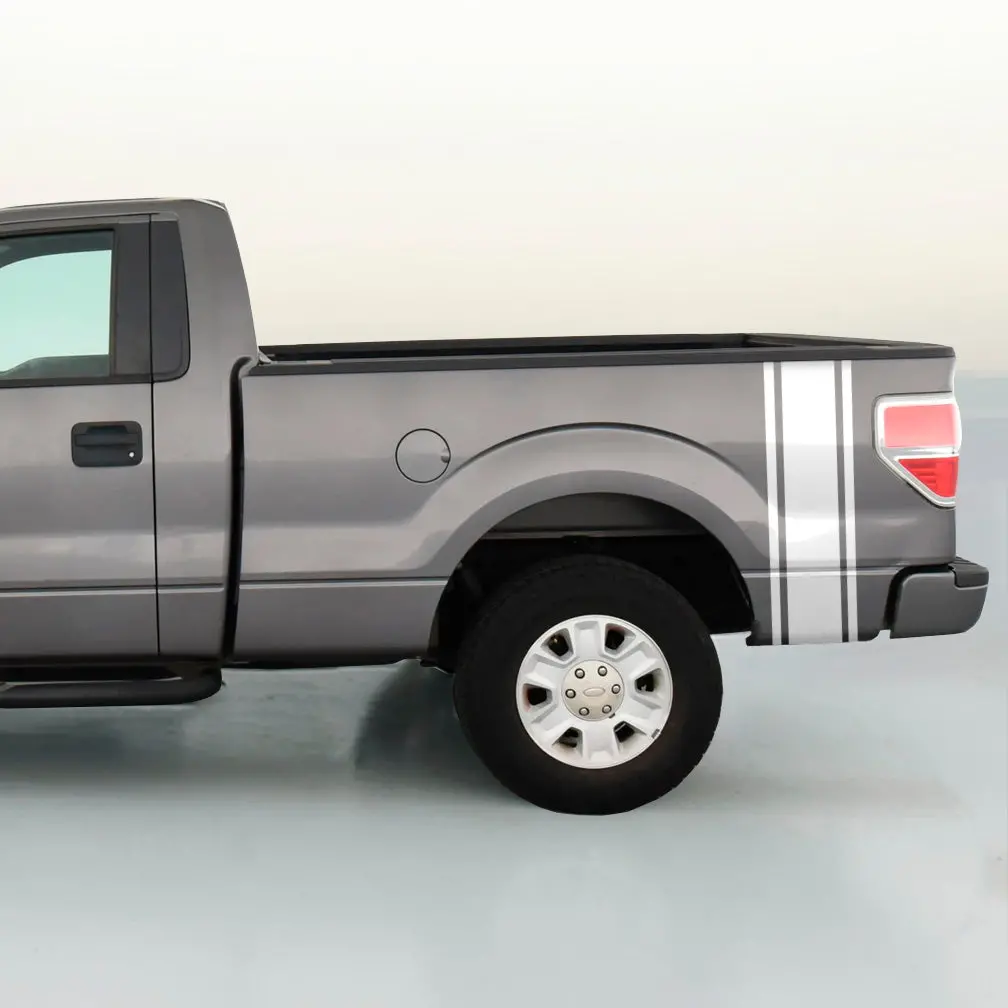 Ford Pickup F150 8" Truck Bed Side Stripe Kit 1