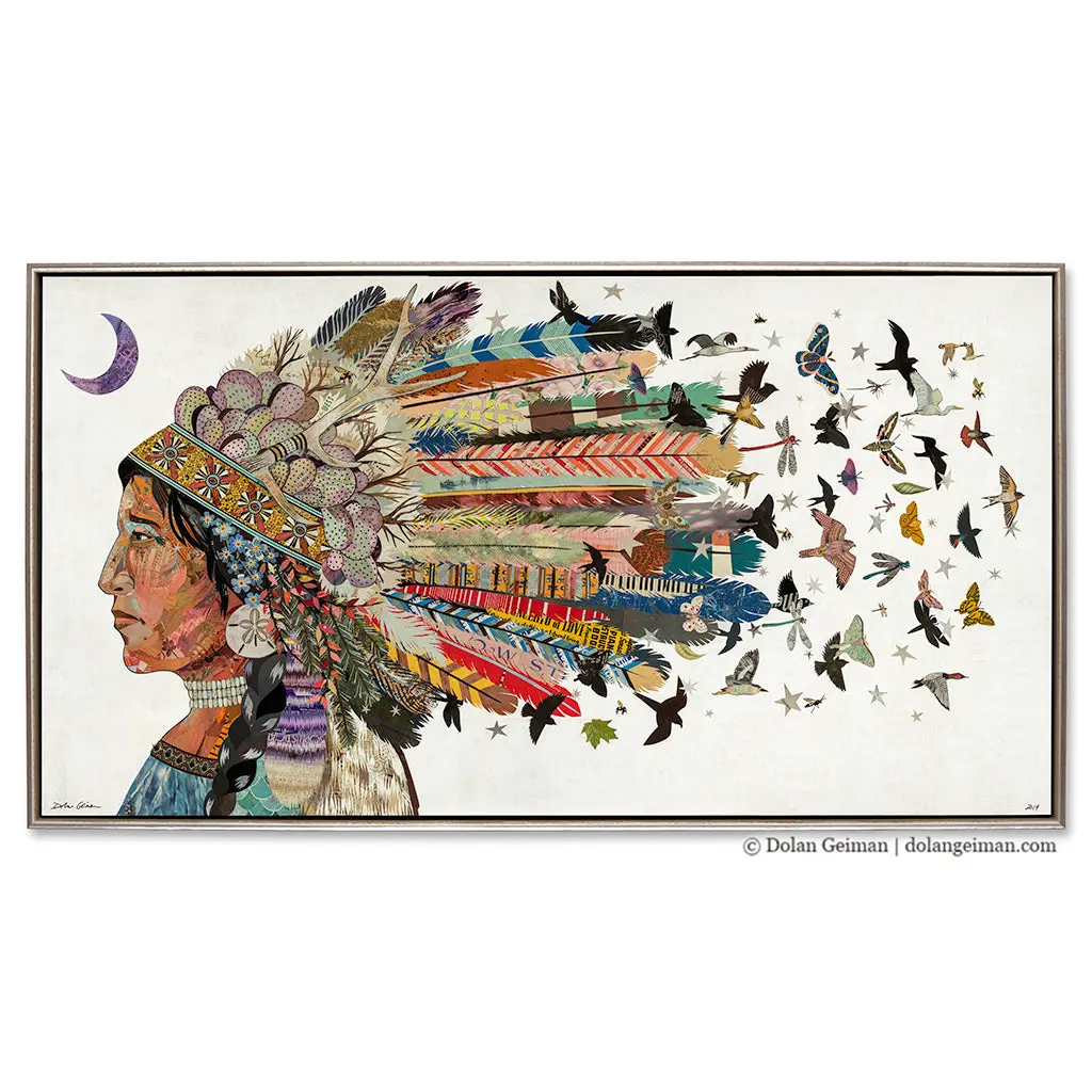 Forget Me Not Canvas Print With Float Frame 1