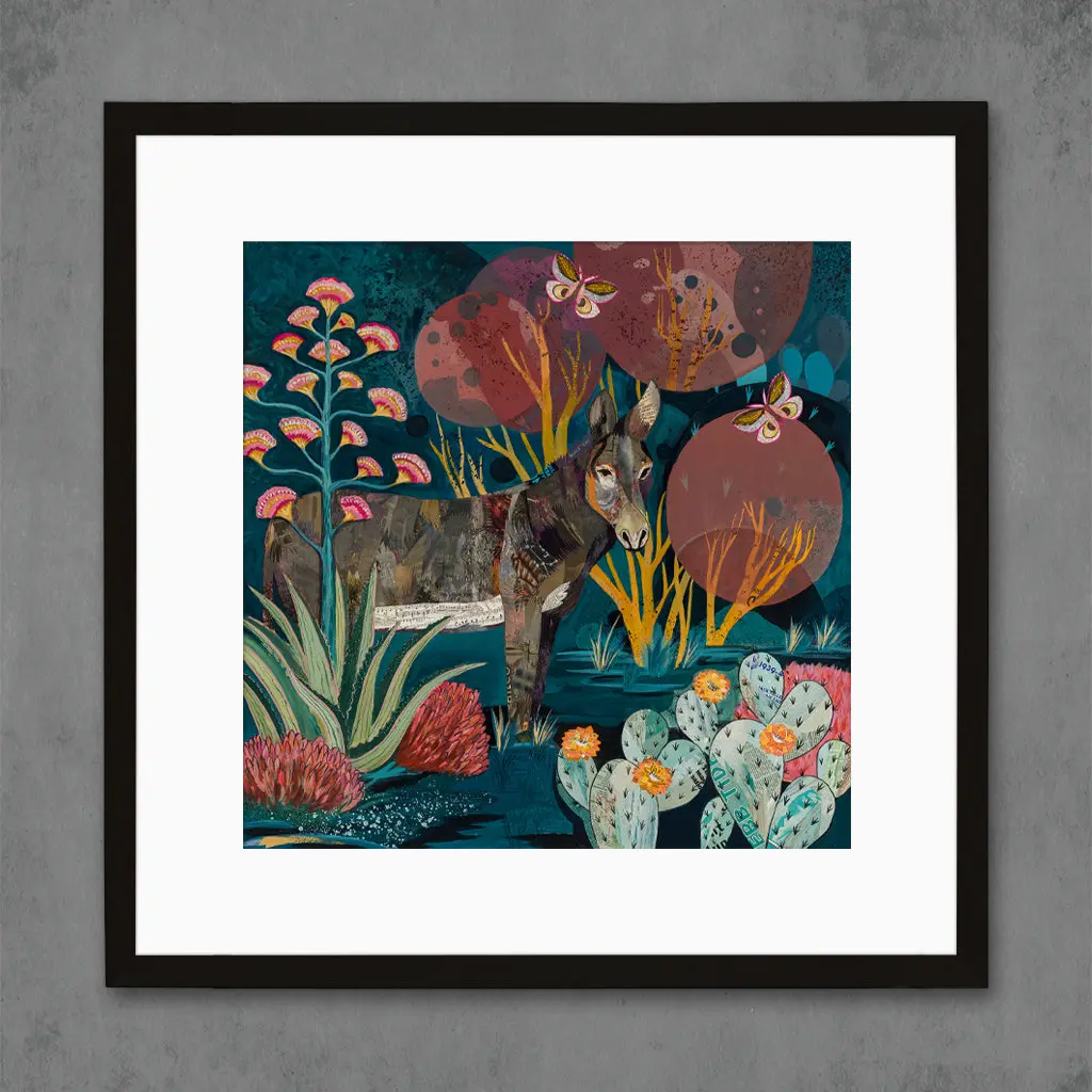 Burro Country Ii Limited Edition Paper Print 5