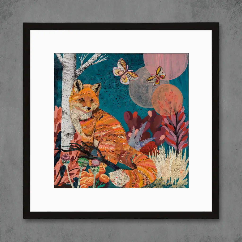Turquoise Lake Fox Limited Edition Paper Print 5