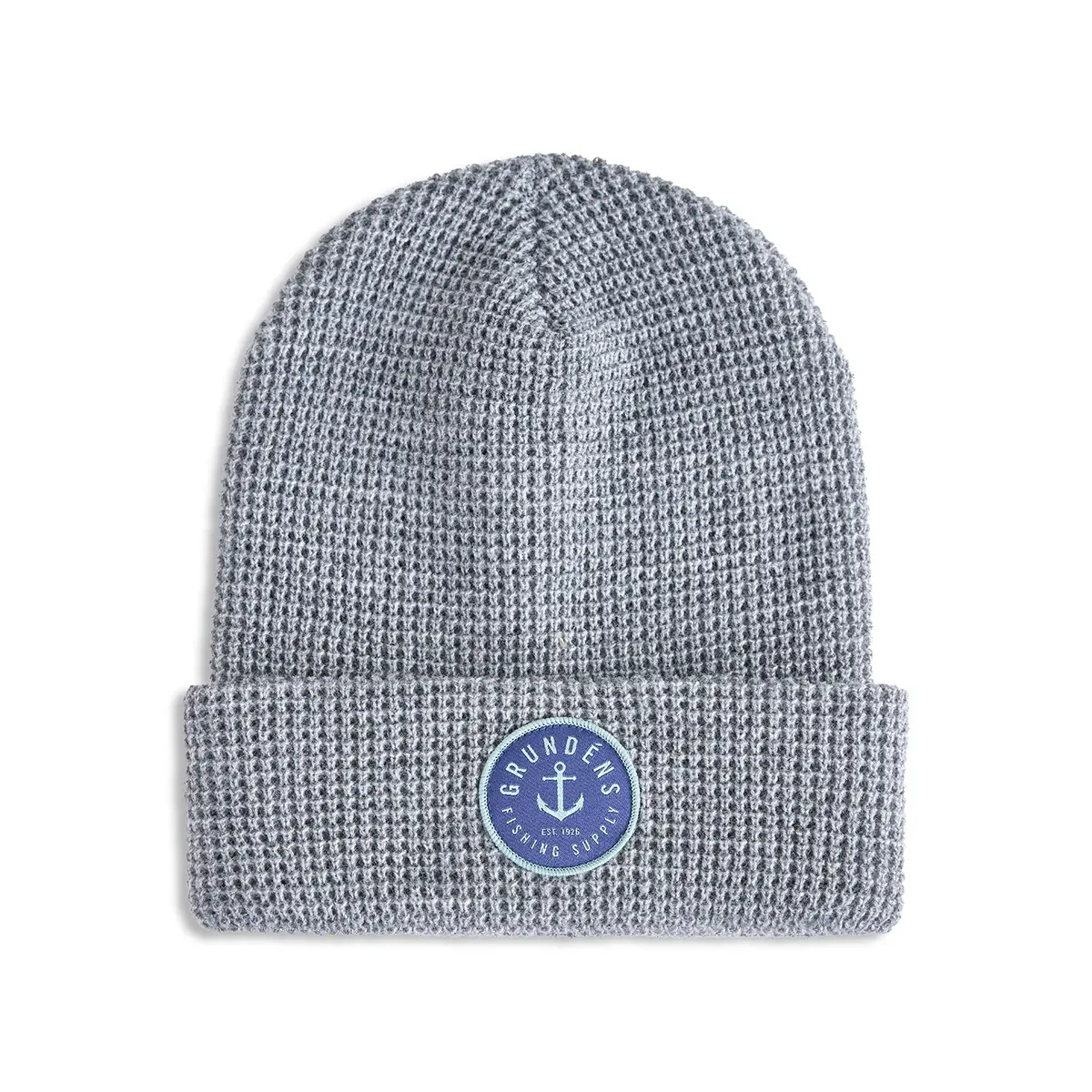 Grundens Anchor Waffle Beanie 1