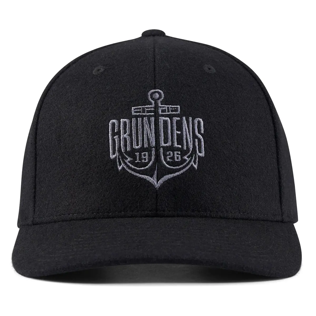 Grundens Logo Anchor Wool Trucker 1