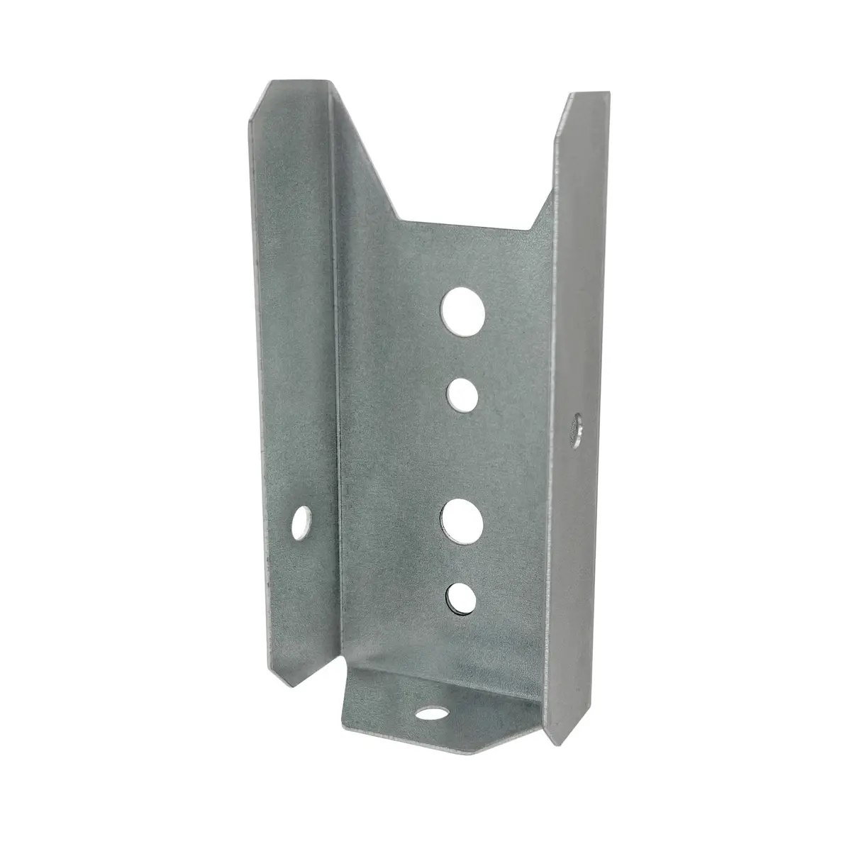 Galvanized 2X4 Fence Bracket Connector For Wood Post, Deck Railing - 20 Gauge 1