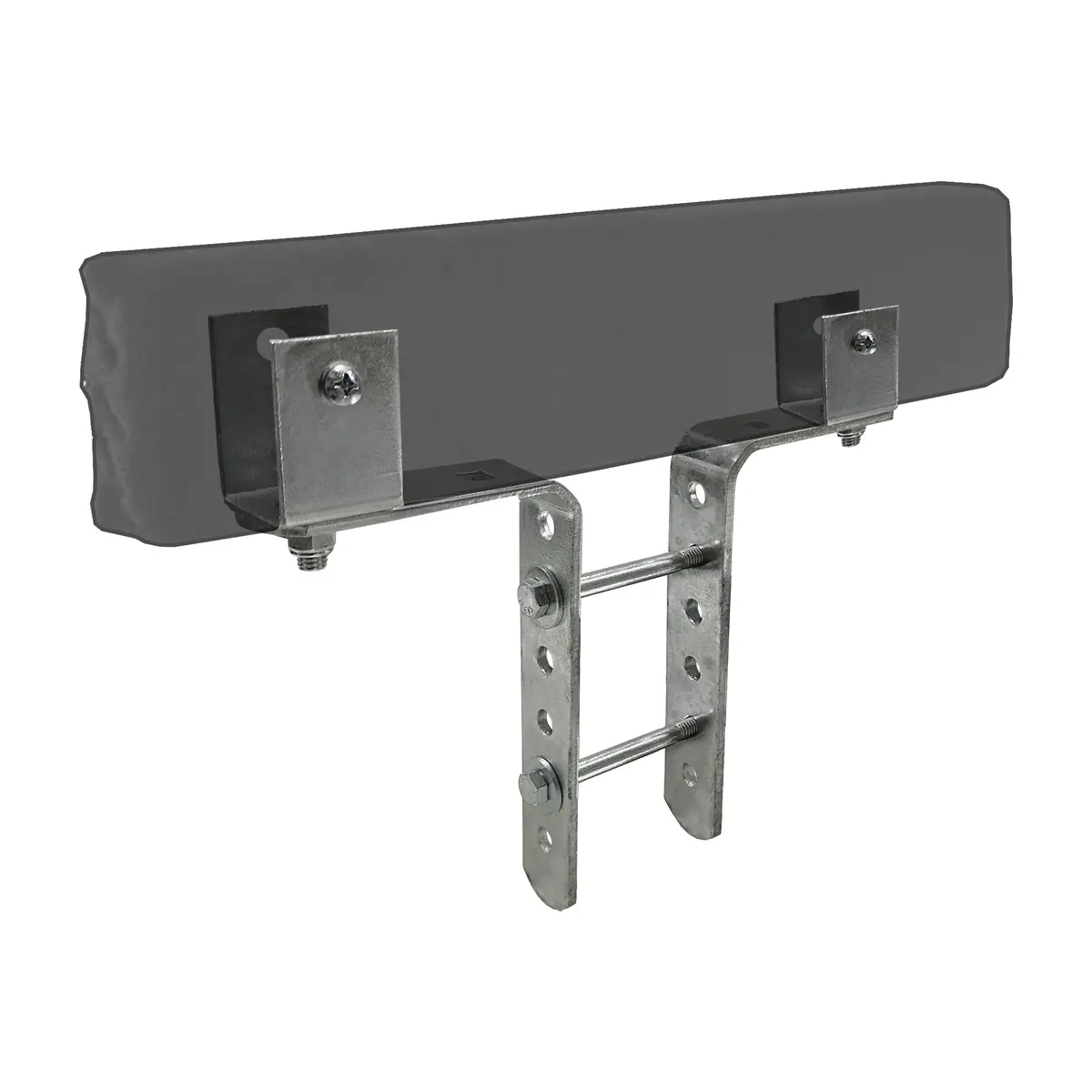 Galvanized Bunk Support And Bracket Assembly For Jon Boat - Bunk Not Included 1