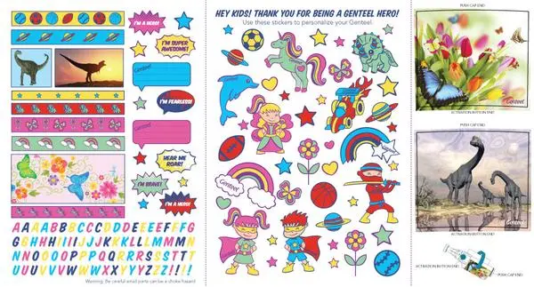 Genteel Hero Stickers 1
