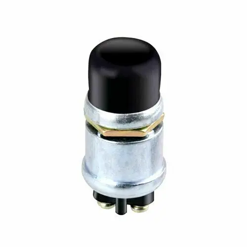 Golf Cart 12V Horn Switch Button W/ Cover Floor Mount For Club Car, Ezgo, Yamaha 1
