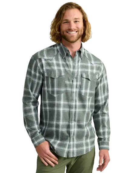 Huk Diamond Back Current Plaid Ls 1