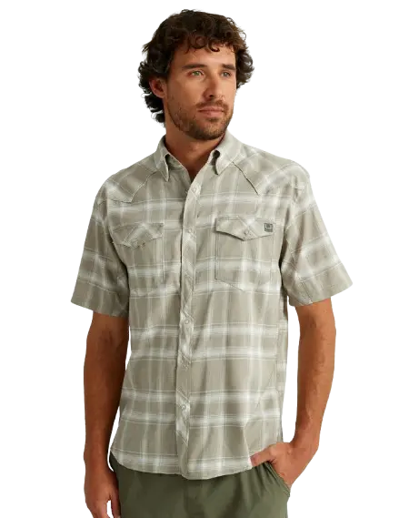 Huk Diamond Back Current Plaid Ss 1