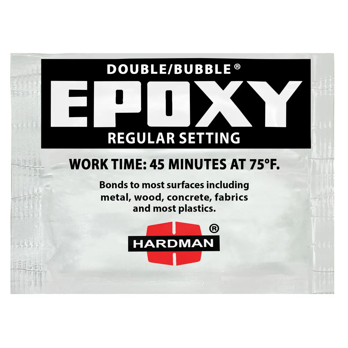 Hardman Double Bubble Black Regular Setting Epoxy - 04006 4