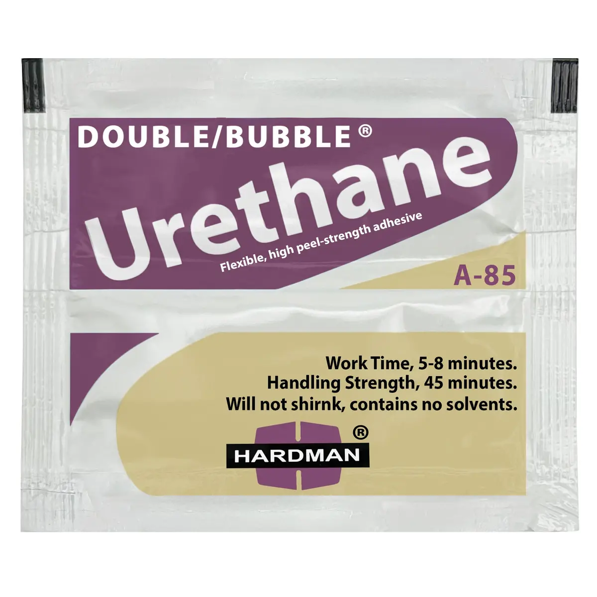Hardman Double Bubble Purple Urethane A-85 Very Flexible Epoxy - 04024 3