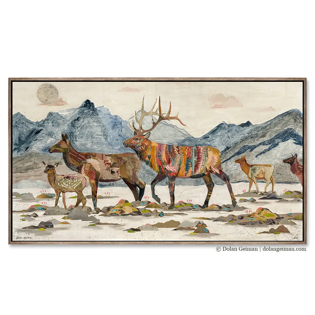 Headed Home Canvas Art Print With Float Frame 1