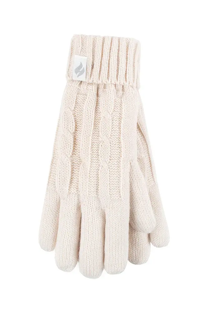 Heat Holders Women’s Amelia Cable-Knit Thermal Gloves