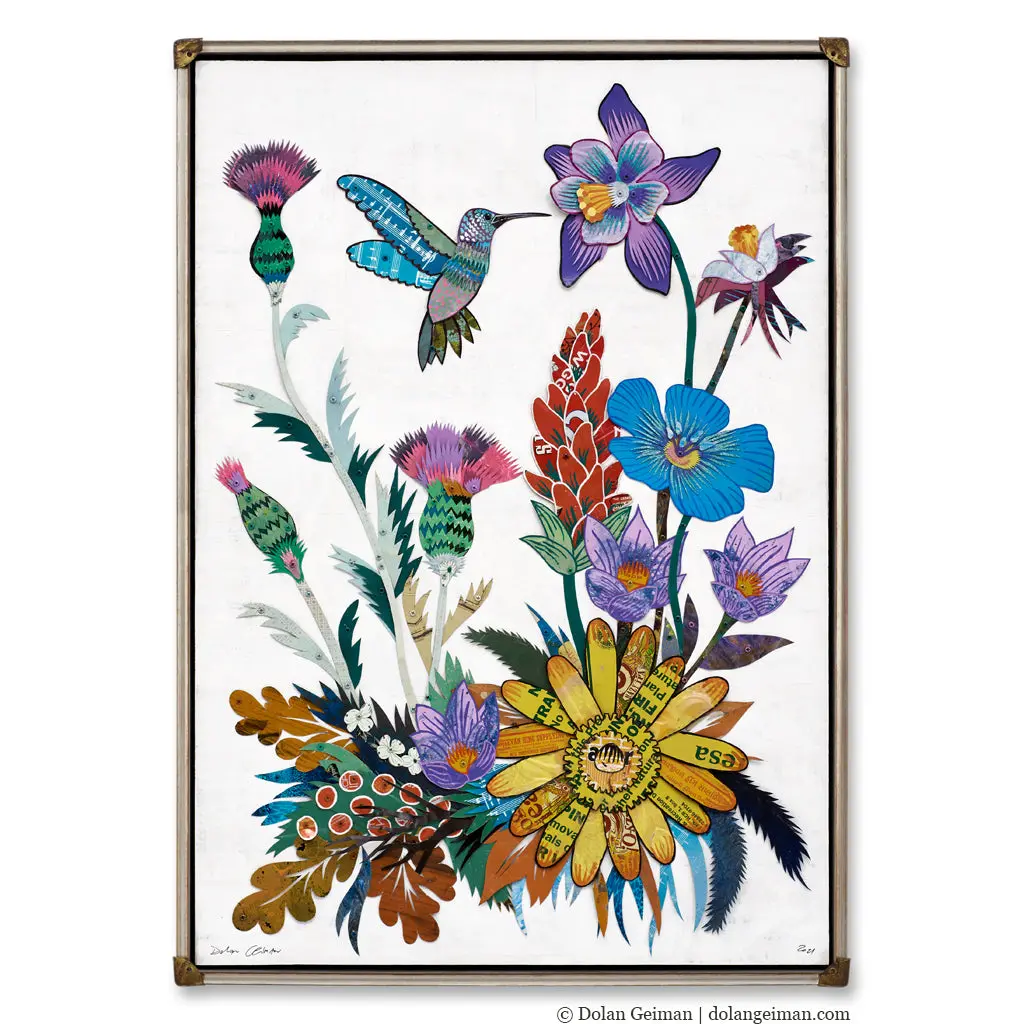 High Country Bouquet Original Metal Wall Sculpture 1
