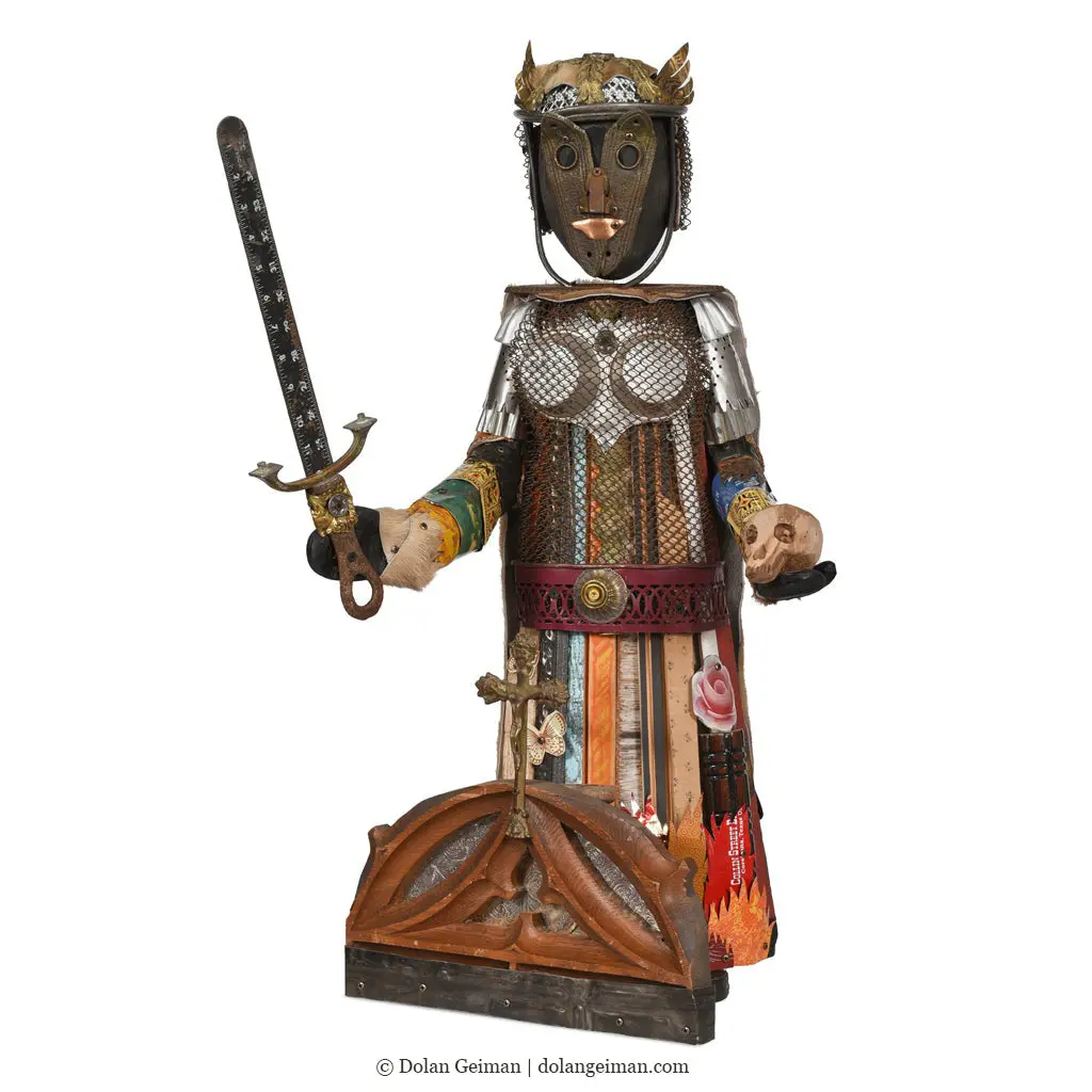Joan Of Arc Original 3D Sculpture 1