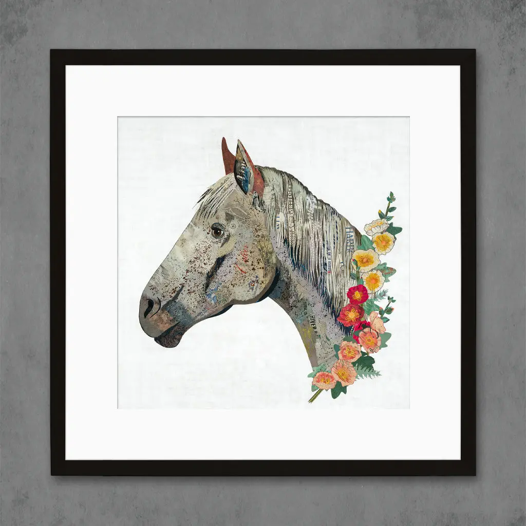 Hollyhocks Limited Edition Paper Print 5