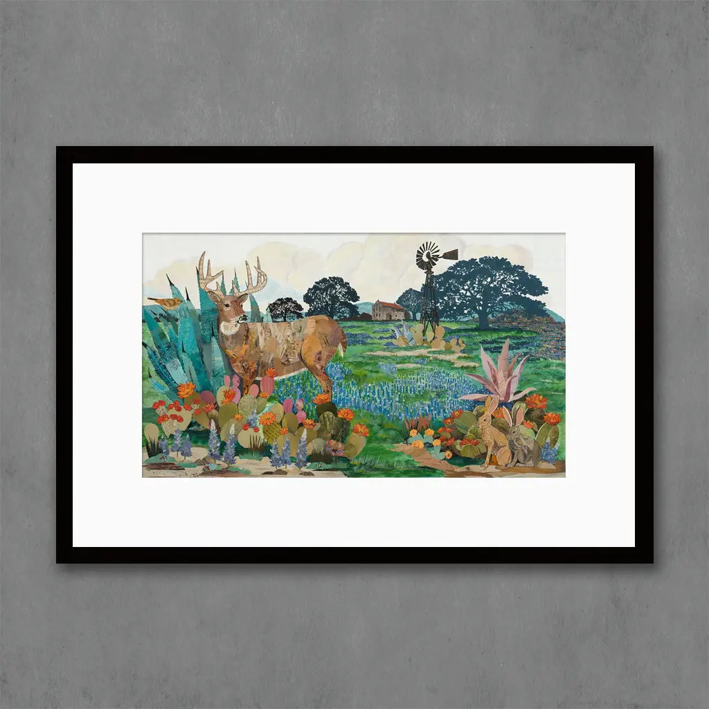 Home In The Hill Country Limited Edition Paper Print 4