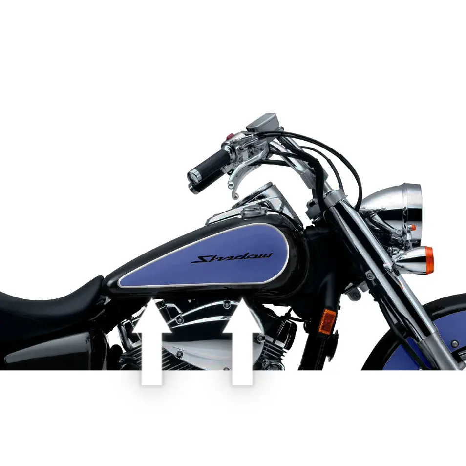 Honda Vtx 1300 1800 Retro Shadow Magna Chrome Tank Trim 1