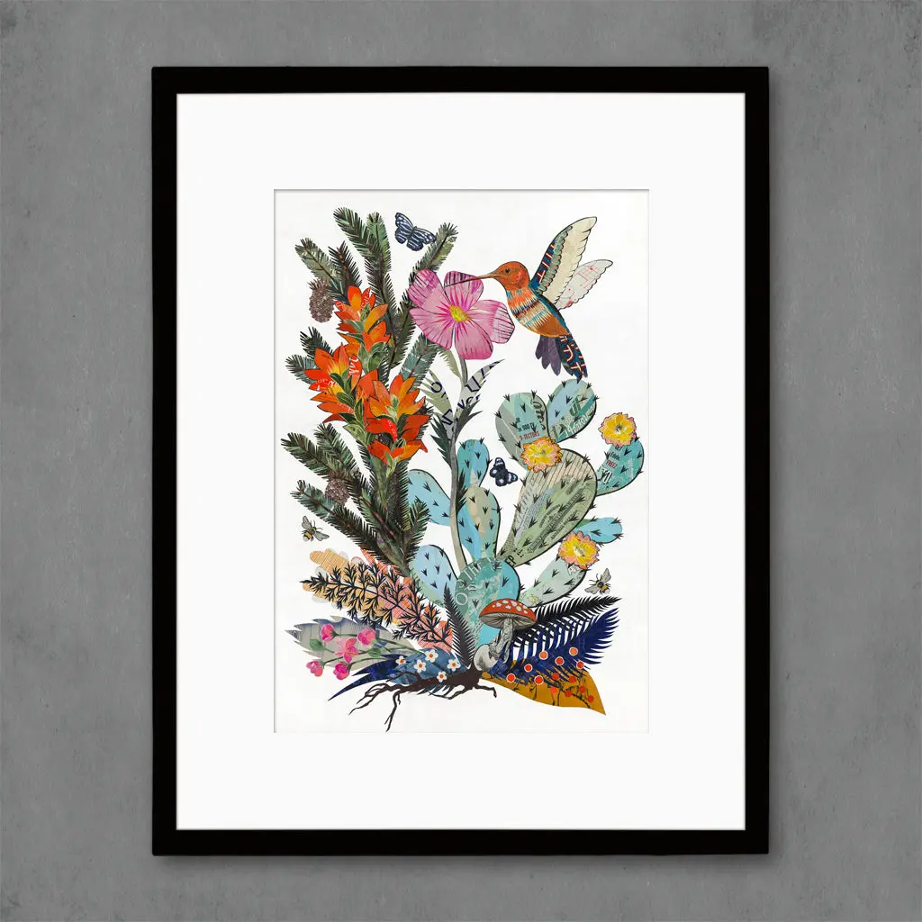 Hummingbird (Cactus) Limited Edition Paper Print 3