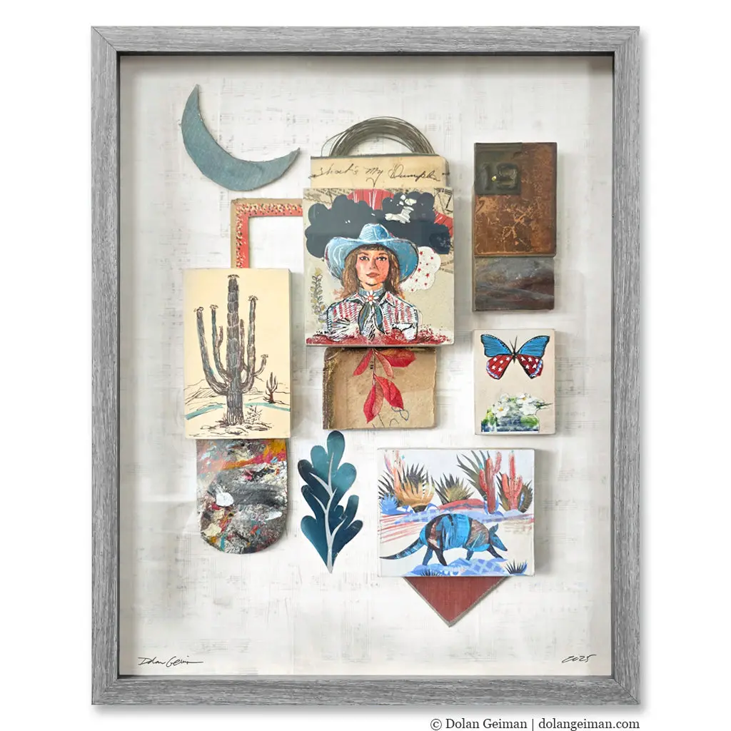 Independence Day Original Mixed Media Wall Art 1
