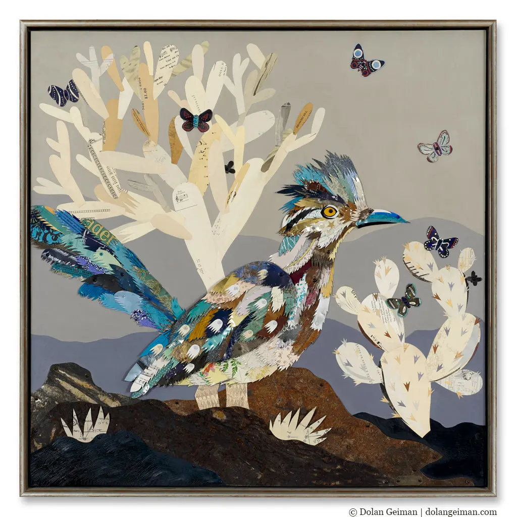 Indigo Morning Original Metal Wall Sculpture 1